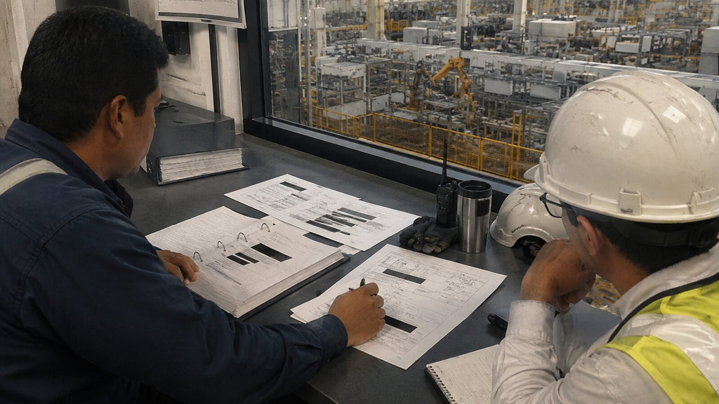 The same check run at an auto parts plant