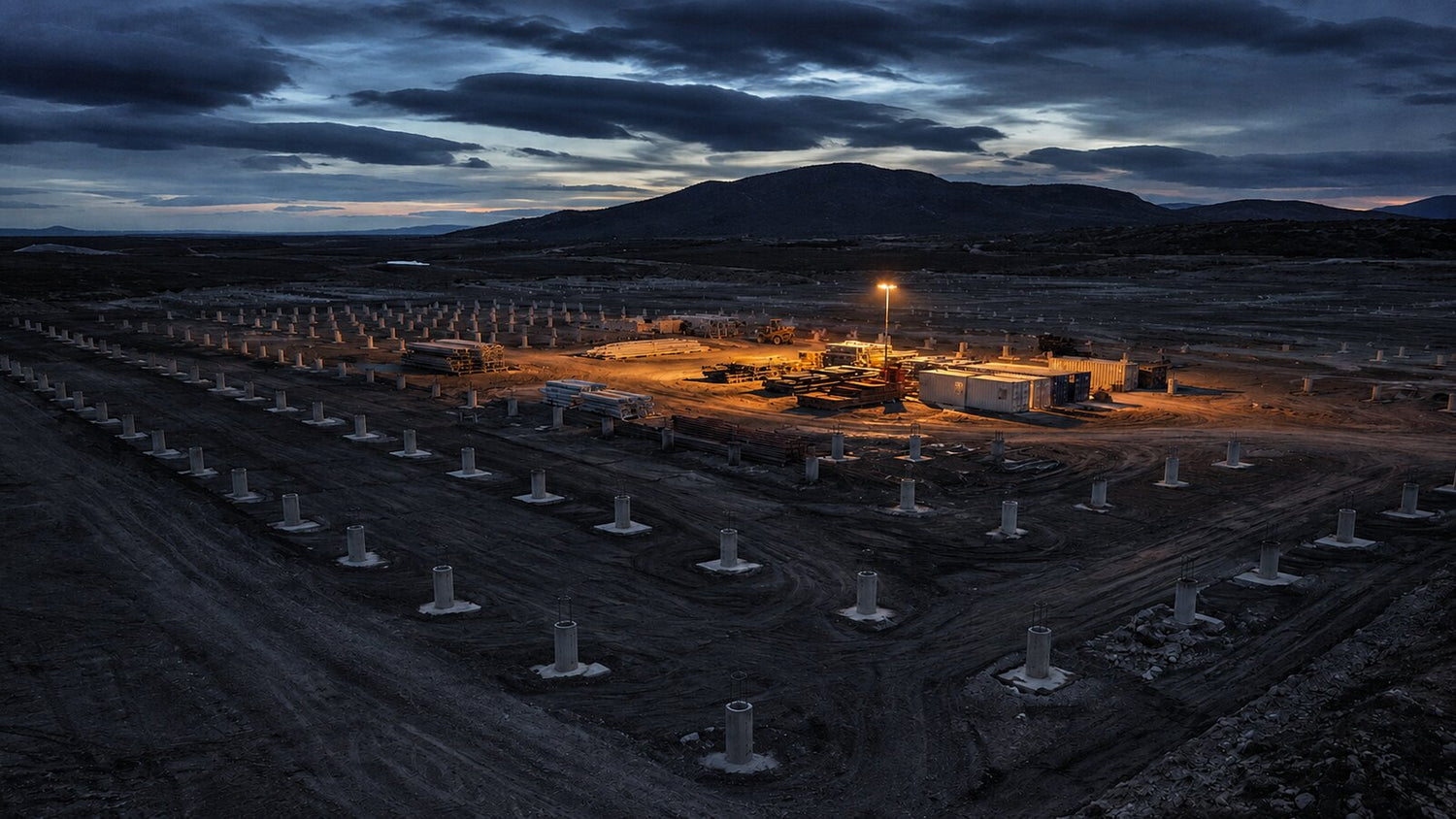 Wind turbines and solar panels at a Mexican renewable energy site