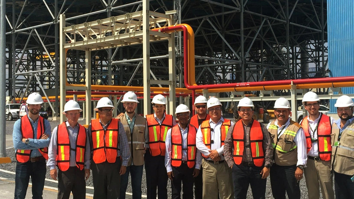 Mexico Energy Partners team and client representatives during an industrial site visit