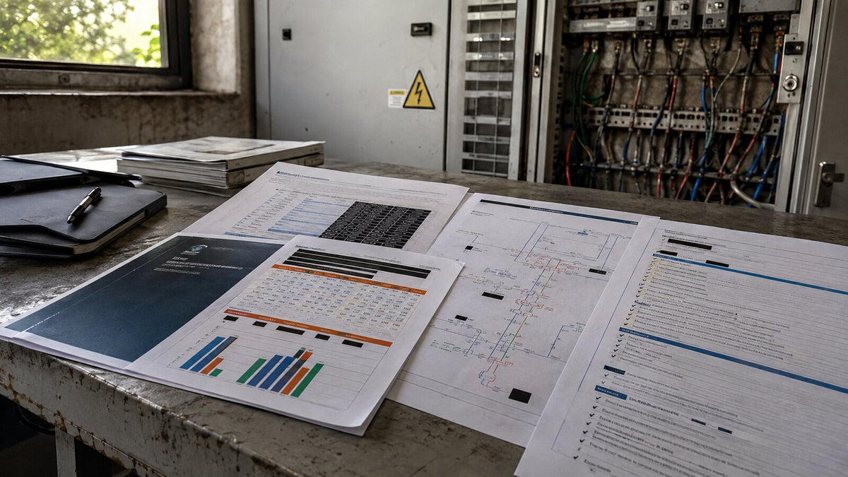 MEP energy project bid comparison matrix reviewed at an industrial facility in Mexico